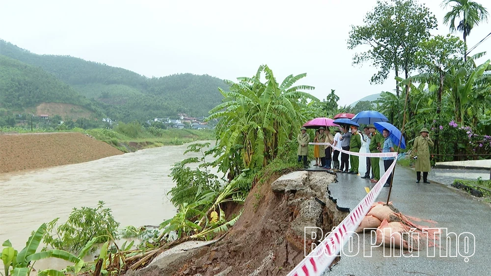 Phú Thọ khẩn trương ứng phó, khắc phục thiệt hại do mưa lũ