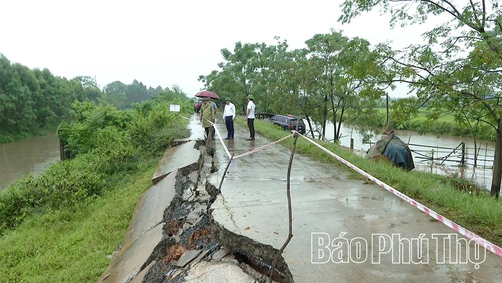 Phú Thọ khẩn trương ứng phó, khắc phục thiệt hại do mưa lũ