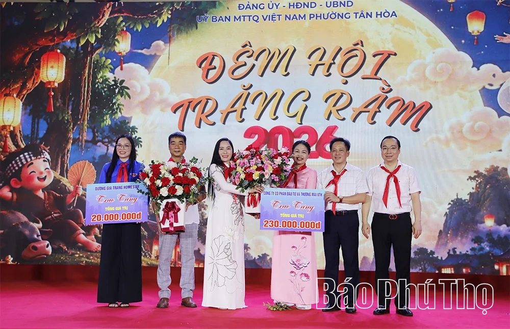 Rộn ràng Đêm hội Trăng rằm tại phường Tân Hòa