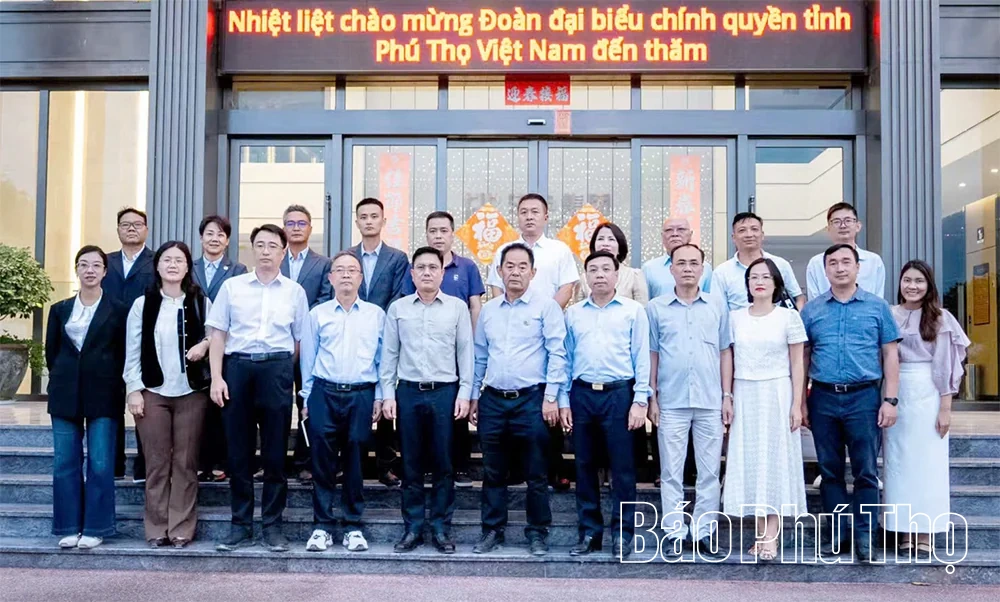 Phú Thọ mở rộng kết nối đầu tư, hợp tác phát triển với doanh nghiệp Vân Nam (Trung Quốc)