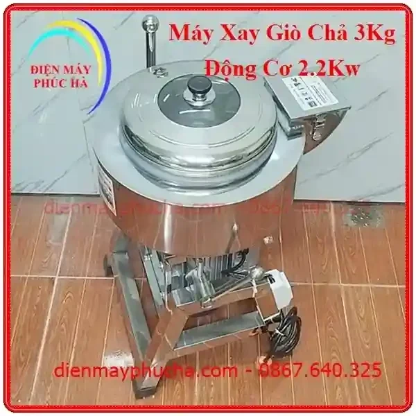 Máy xay giò chả 3kg Điện máy Phúc Hà - chính hãng, bền bỉ, giá tốt