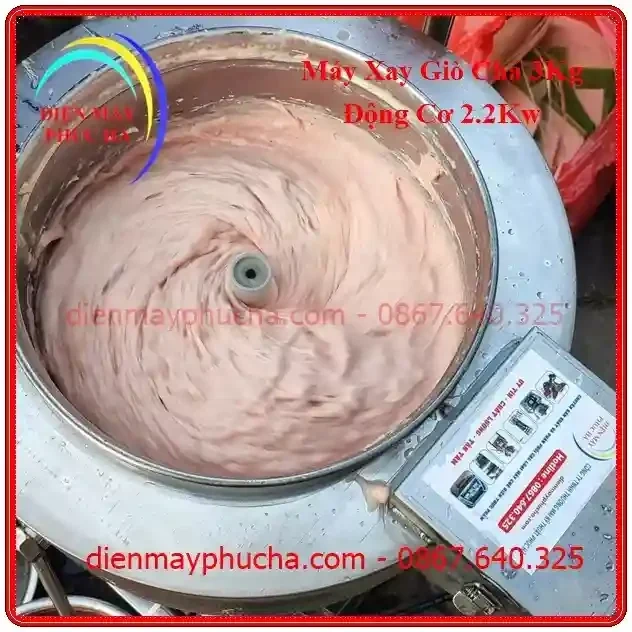 Máy xay giò chả 3kg Điện máy Phúc Hà - chính hãng, bền bỉ, giá tốt