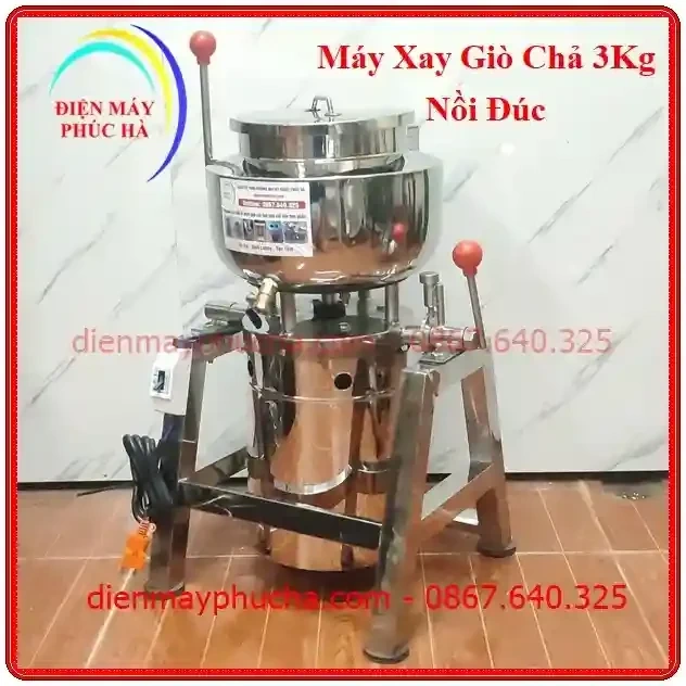 Máy xay giò chả 3kg Điện máy Phúc Hà - chính hãng, bền bỉ, giá tốt