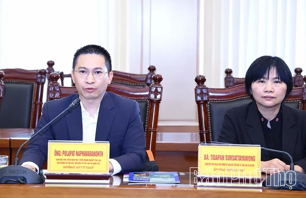 Phu Tho Strengthens Connections and Attracts Investment from Thai Enterprises