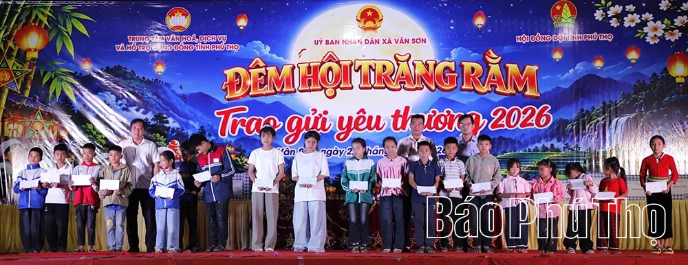 Vân Sơn tổ chức “Đêm hội Trăng rằm - Trao gửi yêu thương”