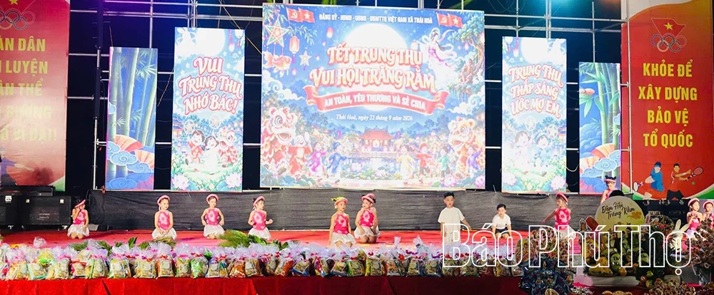 Xã Thái Hòa tổ chức “Đêm hội trăng rằm” năm 2026