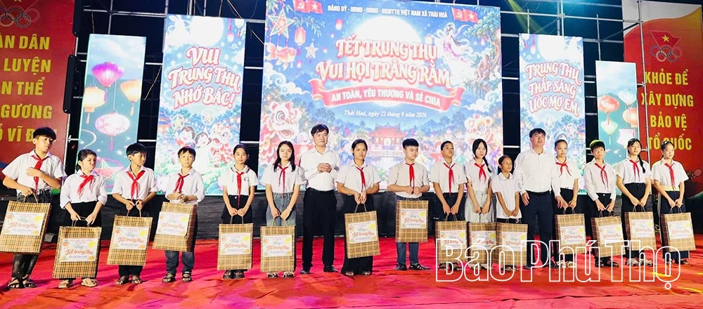 Xã Thái Hòa tổ chức “Đêm hội trăng rằm” năm 2026