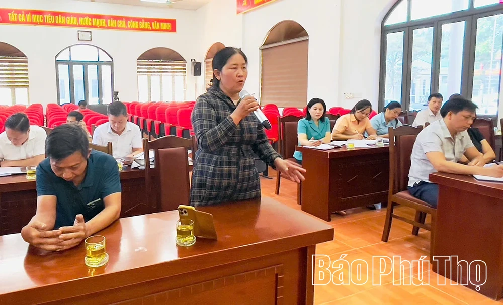 Xã Liên Hòa đối thoại với các hộ dân có quyết định cưỡng chế thu hồi đất