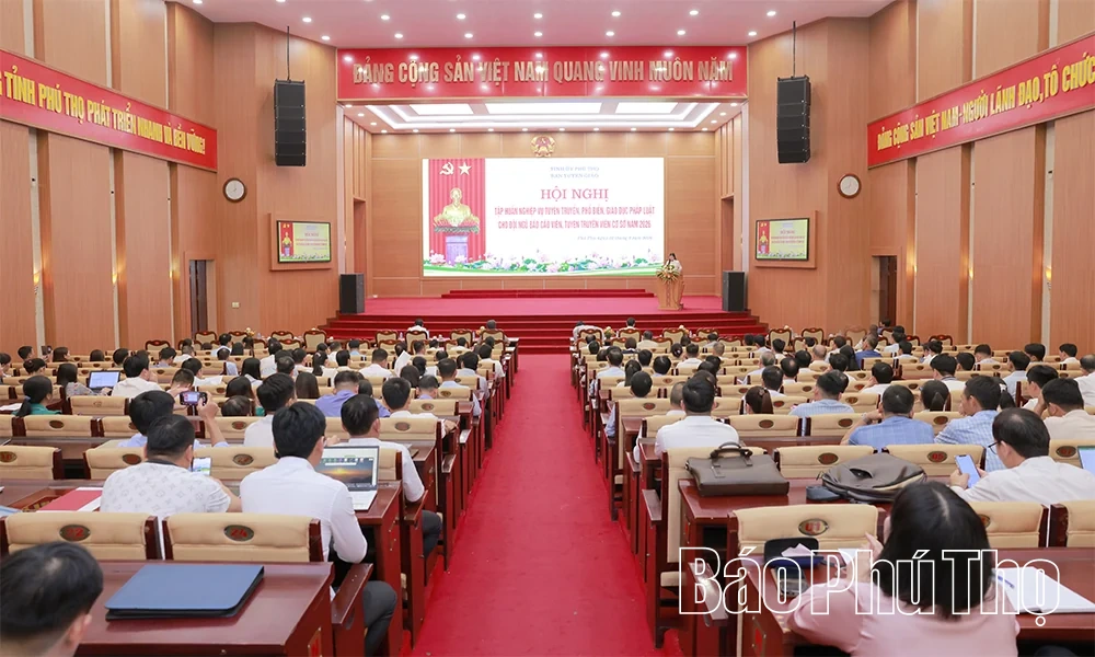 Tập huấn nghiệp vụ tuyên truyền, phổ biến, giáo dục pháp luật cho 260 báo cáo viên, tuyên truyền viên cơ sở