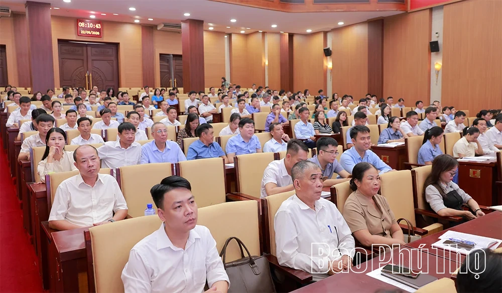 Tập huấn nghiệp vụ tuyên truyền, phổ biến, giáo dục pháp luật cho 260 báo cáo viên, tuyên truyền viên cơ sở