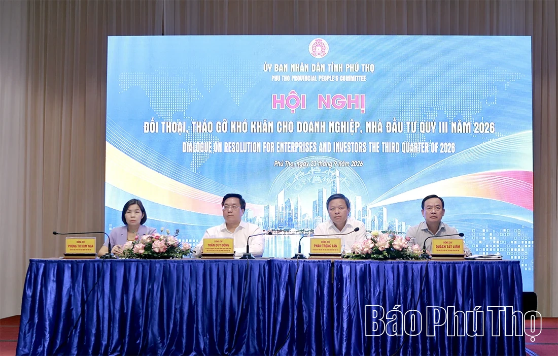 Đối thoại, tháo gỡ khó khăn, đồng hành cùng doanh nghiệp phát triển