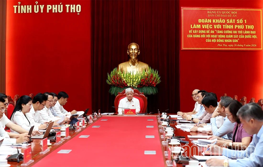 Khảo sát thực tiễn công tác lãnh đạo của Đảng đối với hoạt động giám sát của Quốc hội và HĐND