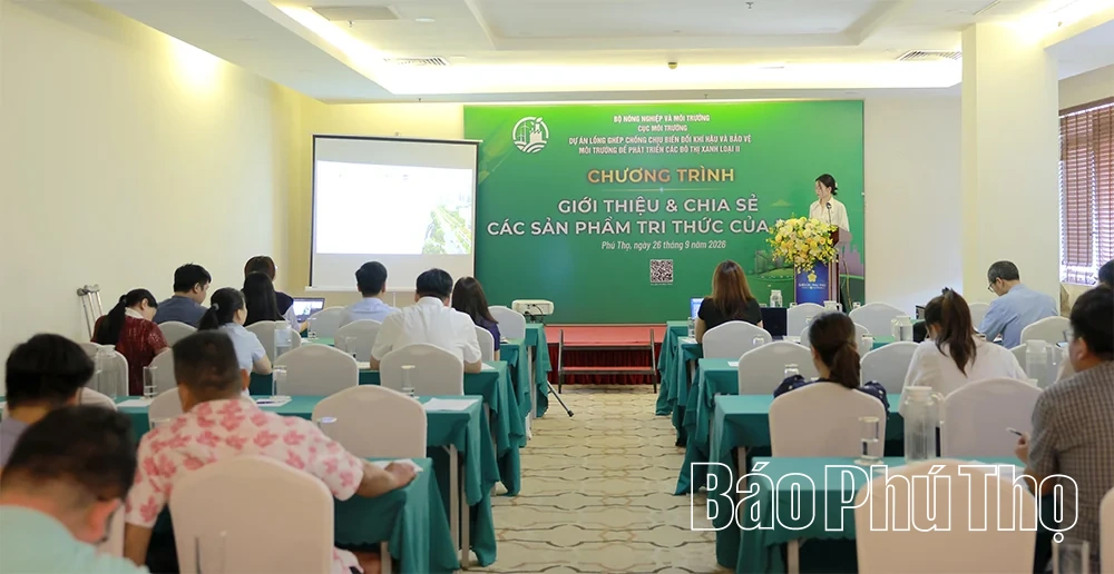 Lồng ghép chống chịu biến đổi khí hậu và bảo vệ môi trường để phát triển các đô thị xanh loại II