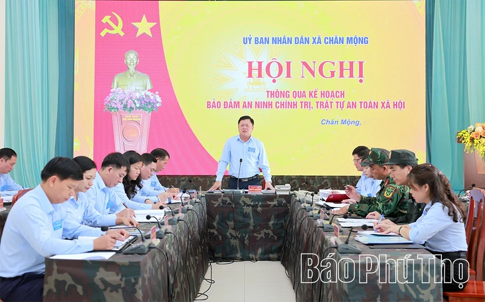 Xã Chân Mộng tổ chức diễn tập chiến đấu trong khu vực phòng thủ tỉnh năm 2026