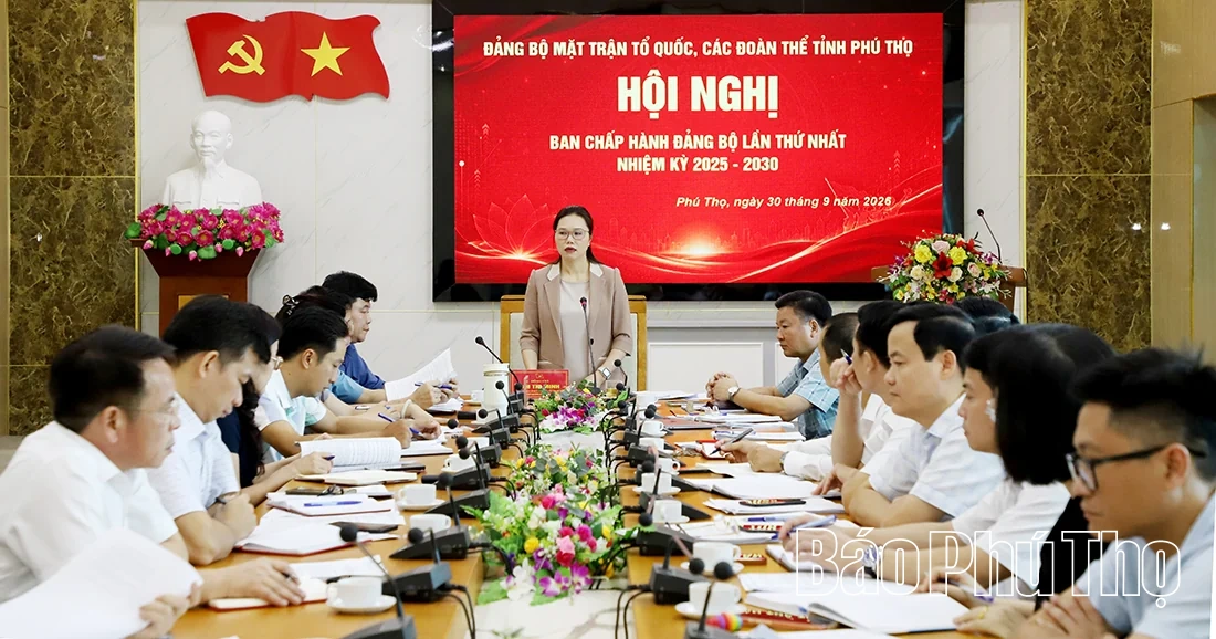 Thống nhất thành lập 3 cơ quan chuyên trách tham mưu, giúp việc Đảng ủy MTTQ, các đoàn thể tỉnh
