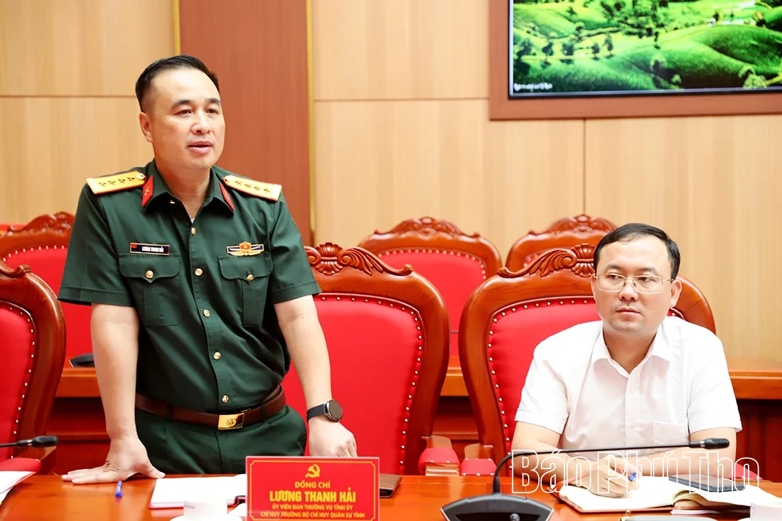 Phó Bí thư Thường trực Tỉnh ủy Bùi Văn Quang chủ trì giao ban các cơ quan khối Nội chính