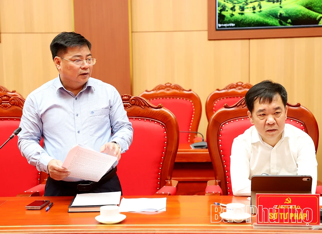 Phó Bí thư Thường trực Tỉnh ủy Bùi Văn Quang chủ trì giao ban các cơ quan khối Nội chính