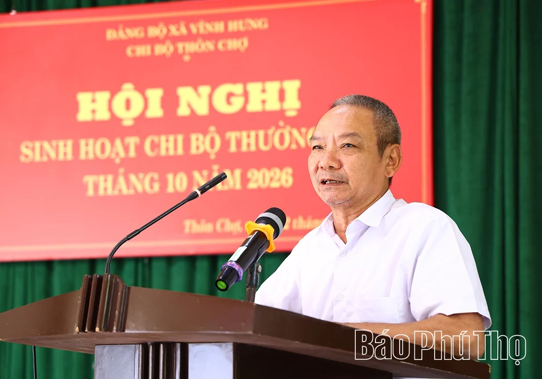Chất lượng Chi bộ phải được thể hiện bằng sự đoàn kết trong Nhân dân, sự gương mẫu của đảng viên và kết quả giải quyết những vấn đề từ cơ sở