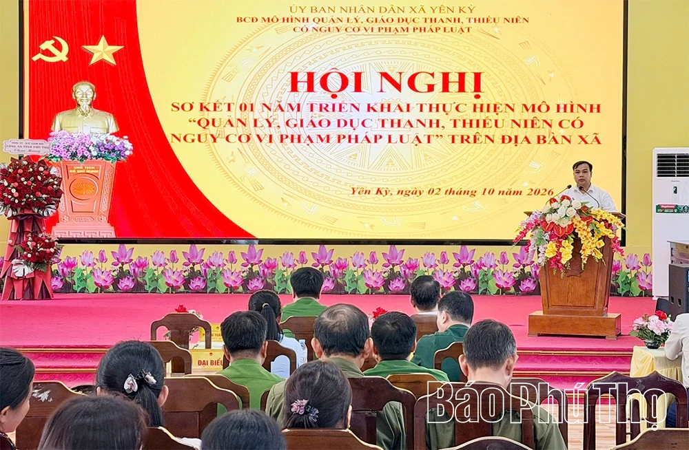 Sơ kết 1 năm triển khai thực hiện mô hình “Quản lý, giáo dục thanh, thiếu niên có nguy cơ vi phạm pháp luật”