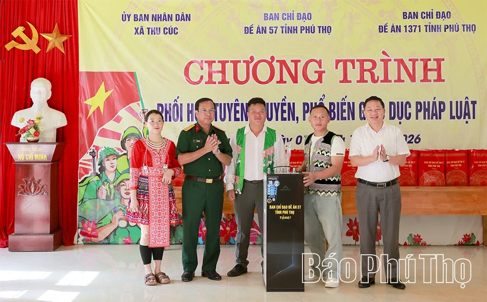 Tuyên truyền, phổ biến giáo dục pháp luật tại thôn Mỹ Á, xã Thu Cúc