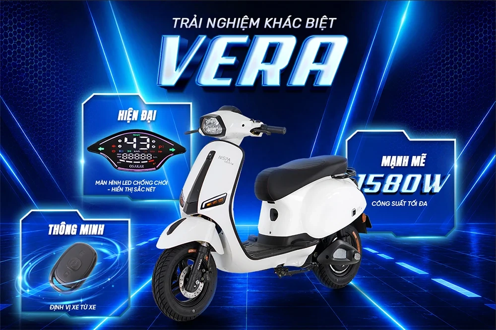 OSAKAR Nispa Vera: Vận hành êm ái, bứt phá quãng đường vượt trội