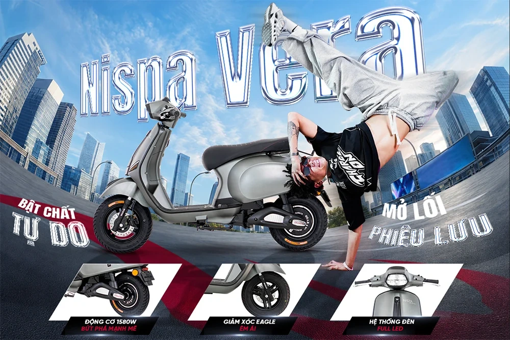 OSAKAR Nispa Vera: Vận hành êm ái, bứt phá quãng đường vượt trội