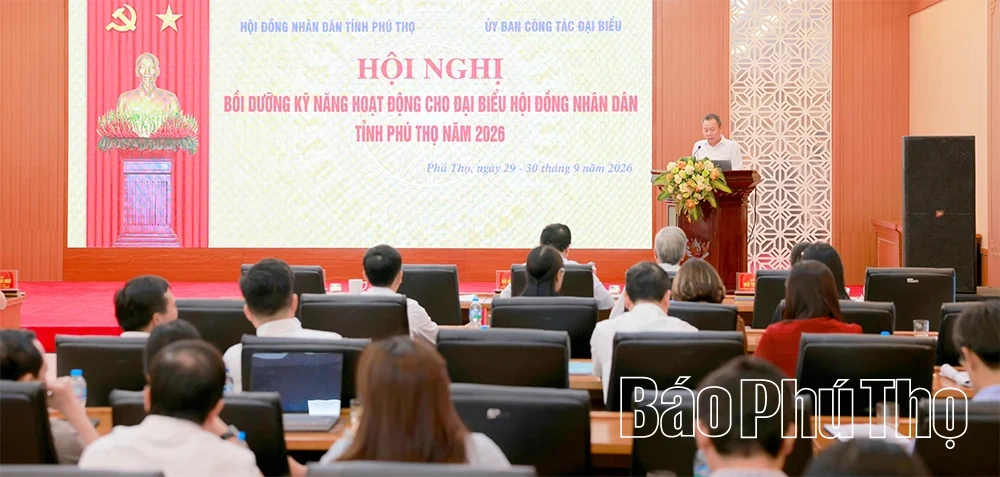 Bồi dưỡng kỹ năng hoạt động cho đại biểu HĐND tỉnh năm 2026