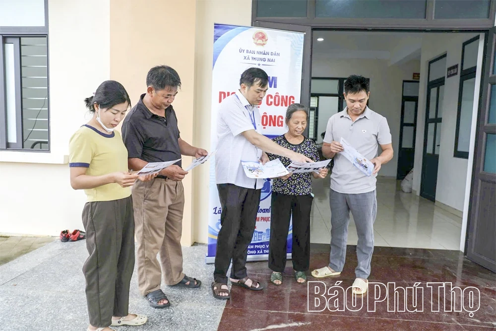 Hiệu quả mô hình dịch vụ công ở Thung Nai