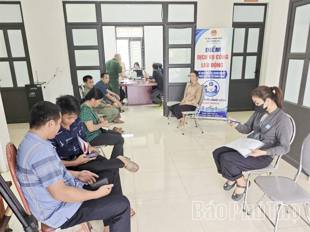 Hiệu quả mô hình dịch vụ công ở Thung Nai