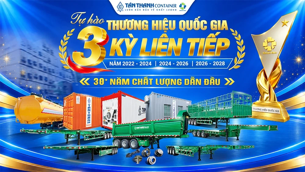 Tân Thanh Container: Hành trình 3 kỳ liên tiếp chinh phục thương hiệu quốc gia Việt Nam (2022-2028)