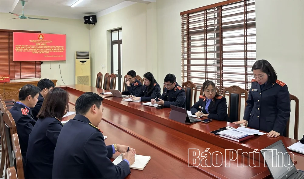 Viện Kiểm sát nhân dân khu vực 5 đưa Nghị quyết 205/2025/QH15 vào thực tiễn