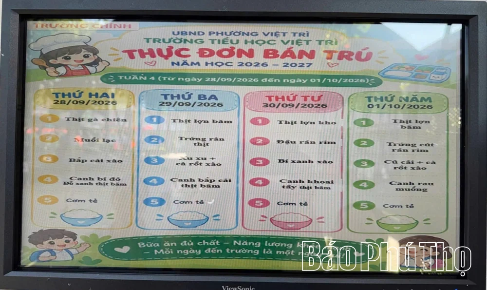 Đầu tư bếp ăn bán trú theo hướng khoa học, minh bạch