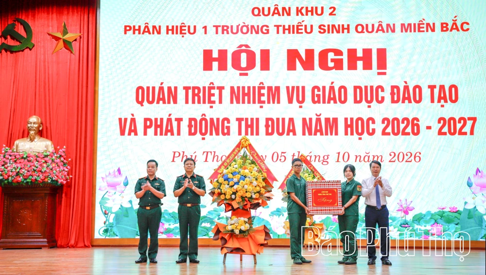 Phân hiệu 1 - Trường Thiếu sinh quân miền Bắc phấn đấu hoàn thành xuất sắc nhiệm vụ năm học 2026-2027