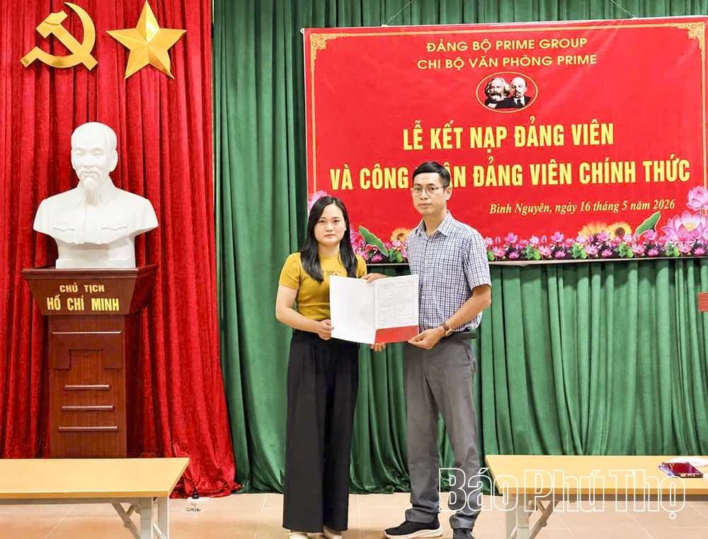9 tháng, Phú Thọ kết nạp 6.191 đảng viên mới