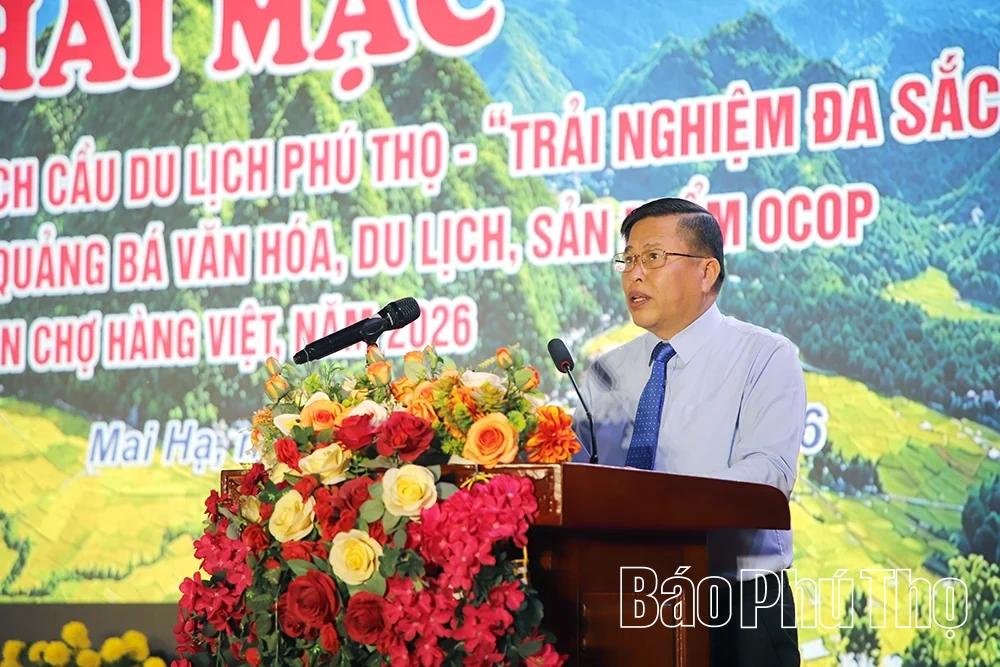 Phú Thọ phát động chương trình kích cầu du lịch, kết nối văn hóa và sản phẩm địa phương
