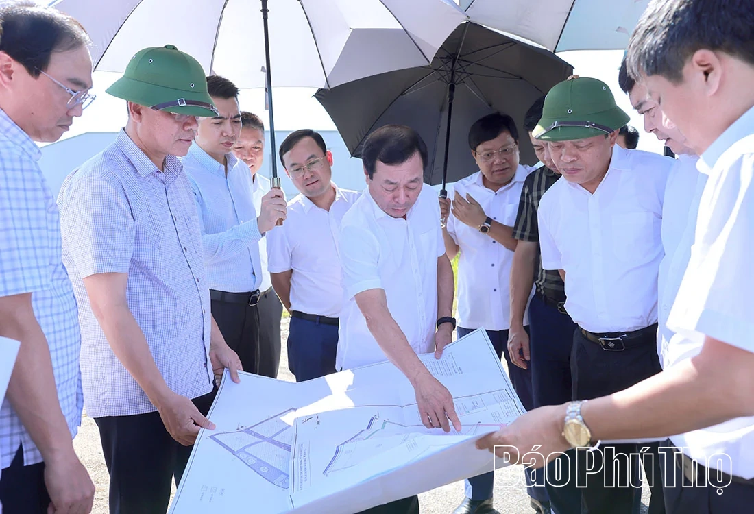 Quyết liệt tháo gỡ khó khăn, đẩy nhanh tiến độ dự án các khu công nghiệp Trung Hà II và Tam Nông