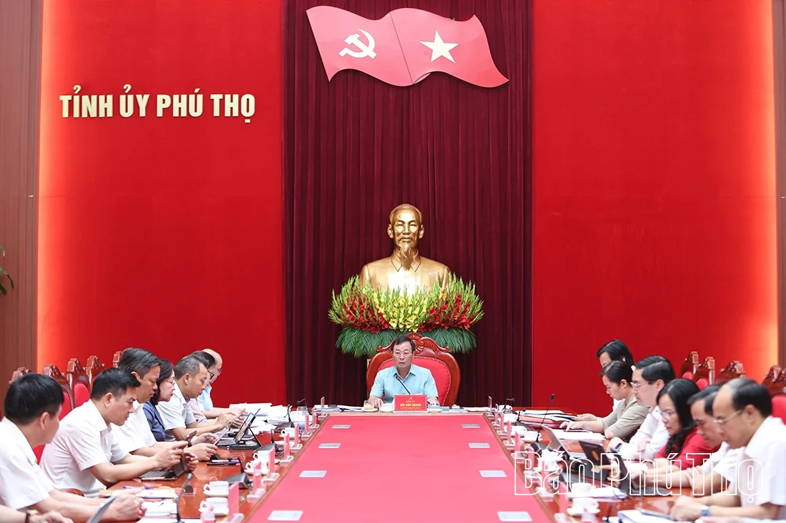 Ban Thường vụ Tỉnh ủy cho ý kiến các nhiệm vụ, giải pháp thúc đẩy phát triển kinh tế - xã hội
