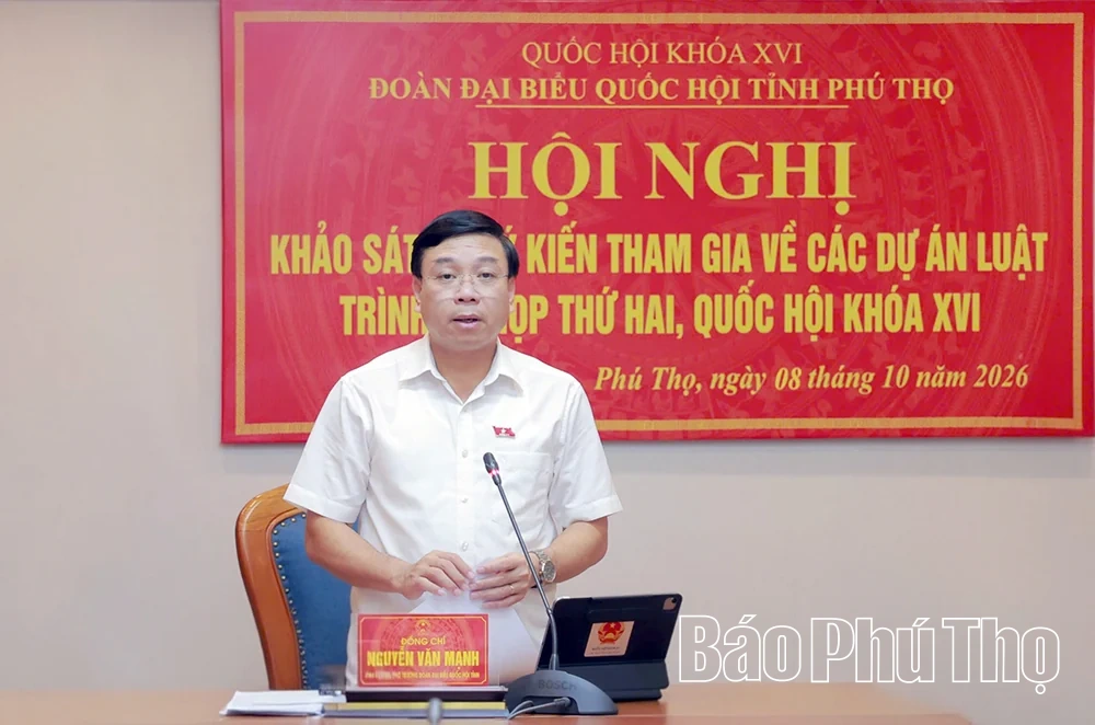 Khảo sát, lấy ý kiến về 3 dự án luật trình Kỳ họp thứ Hai, Quốc hội khóa XVI