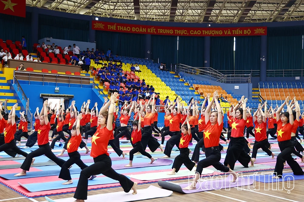 Phú Thọ hưởng ứng phong trào rèn luyện thể dục, thể thao trong Nhân dân