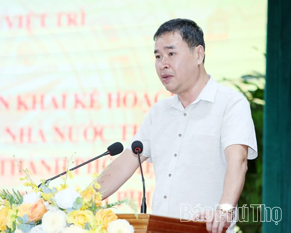 Chuẩn bị cưỡng chế chế kiểm đếm bắt buộc thực hiện Dự án Khu đô thị mới Tây Nam tại phường Việt Trì