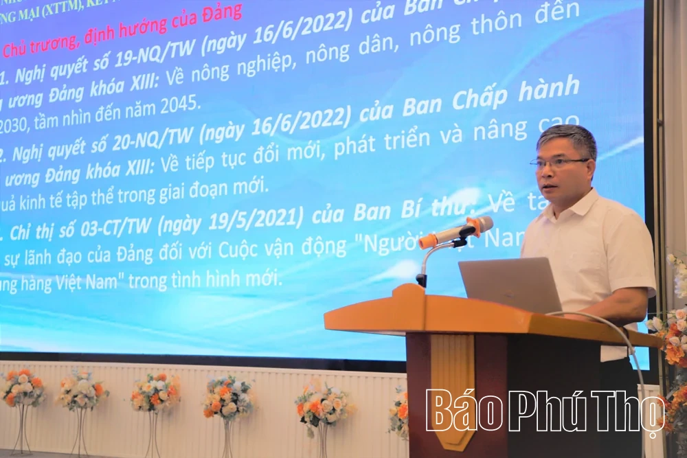 Kết nối tiêu thụ sản phẩm tiêu biểu và sản phẩm OCOP tỉnh Phú Thọ