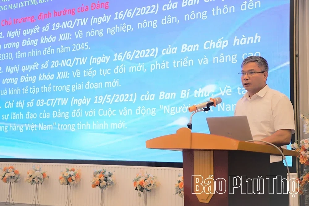 Connecting the Consumption of Representative Products and OCOP Products of Phu Tho Province