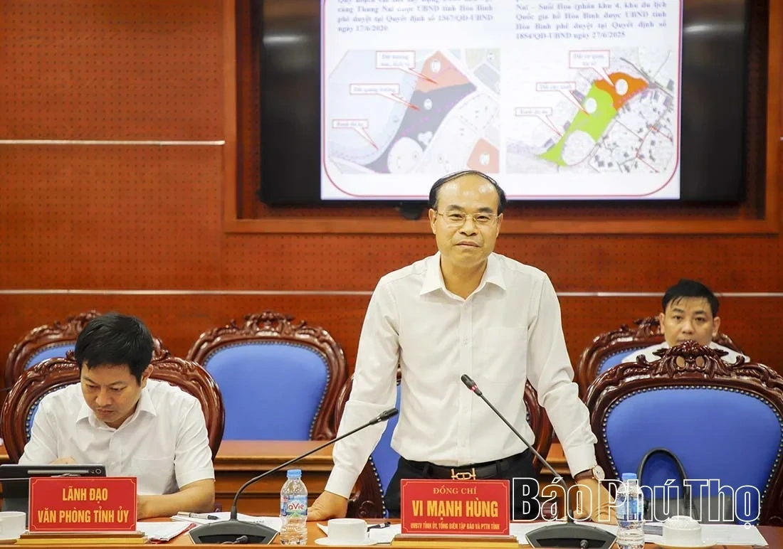 Proactively Removing Difficulties and Obstacles; Accelerating Progress on Key Projects in the Hoa Binh Area