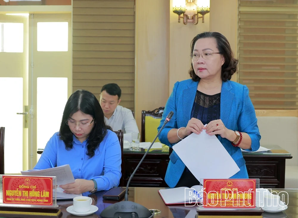 Thường trực HĐND tỉnh cho ý kiến vào các nội dung trình tại Kỳ họp thứ Năm