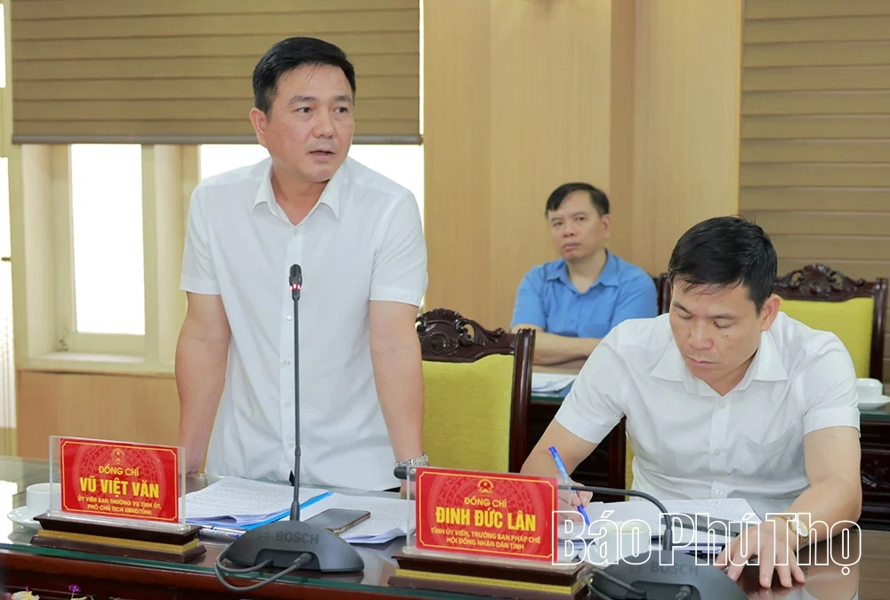 Thường trực HĐND tỉnh cho ý kiến vào các nội dung trình tại Kỳ họp thứ Năm
