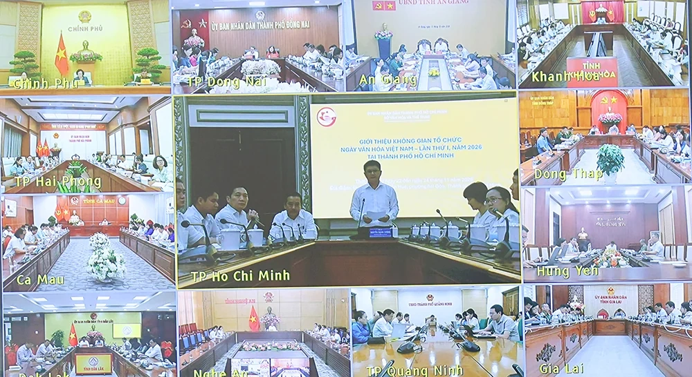 Chuẩn bị tổ chức Ngày Văn hóa Việt Nam gắn với Ngày hội Đại đoàn kết toàn dân tộc năm 2026