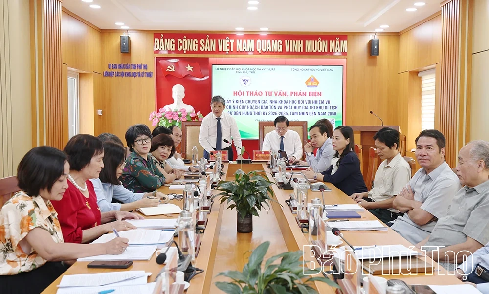Lấy ý kiến chuyên gia về quy hoạch bảo tồn, phát huy giá trị Đền Hùng