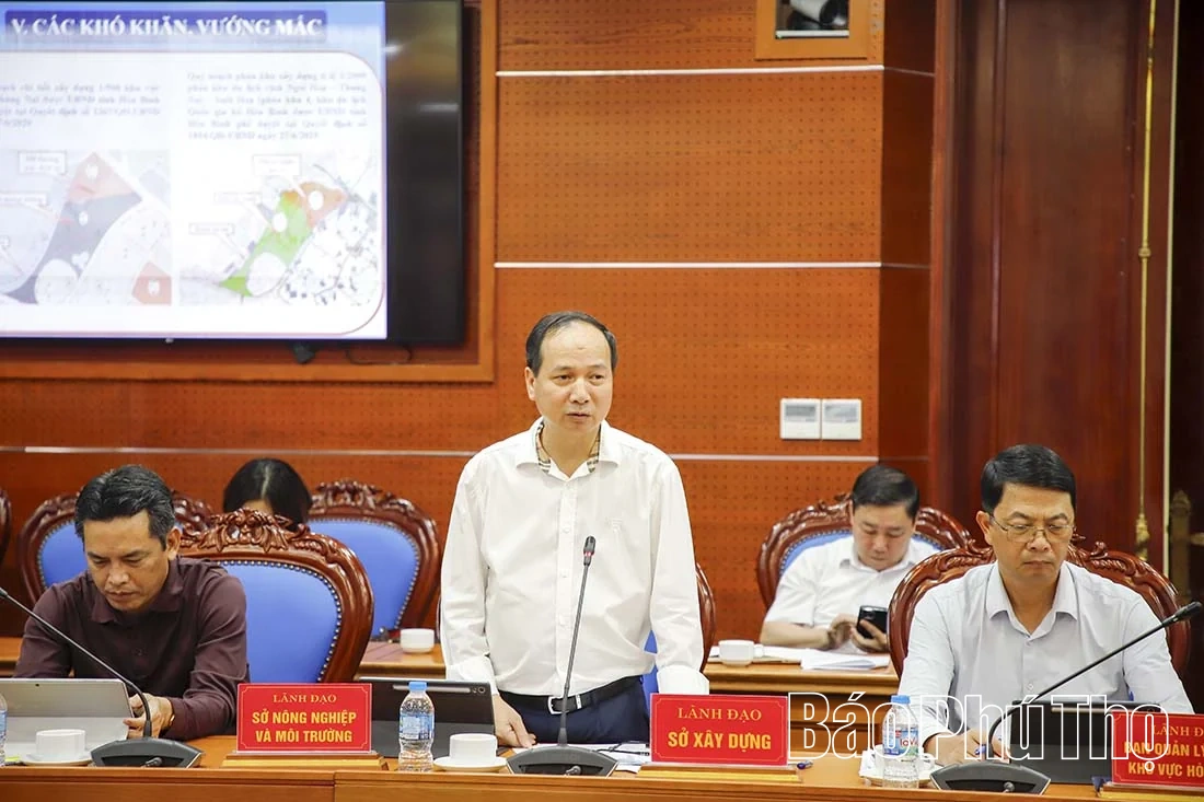 Chủ động tháo gỡ khó khăn, vướng mắc; đẩy nhanh tiến độ các dự án trọng điểm khu vực Hòa Bình