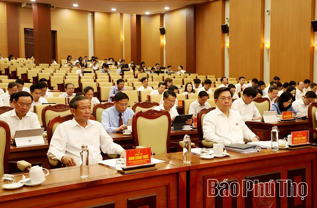 Khai mạc Kỳ họp thứ Năm, HĐND tỉnh Phú Thọ khóa XX