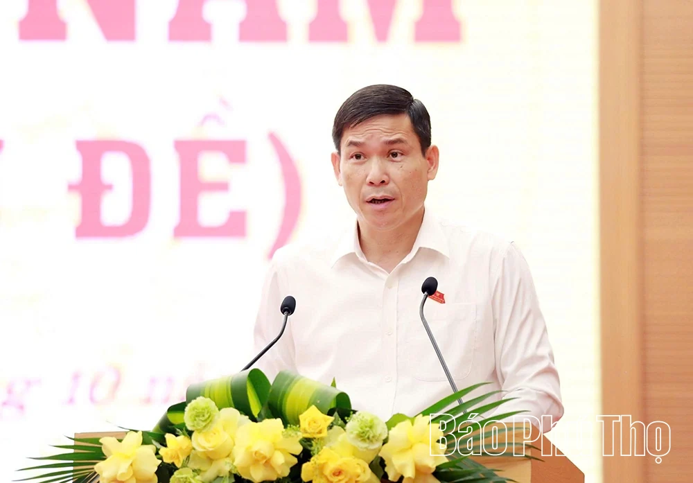 Kỳ họp thứ Năm, HĐND tỉnh Phú Thọ khóa XX: Nhiều ý kiến thảo luận thẳng thắn, trách nhiệm